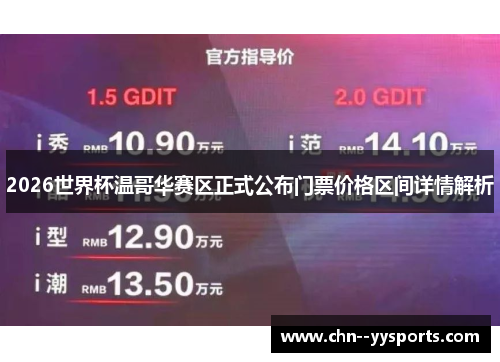 2026世界杯温哥华赛区正式公布门票价格区间详情解析 2026世界杯温哥华赛区正式公布门票价格区间详情解析